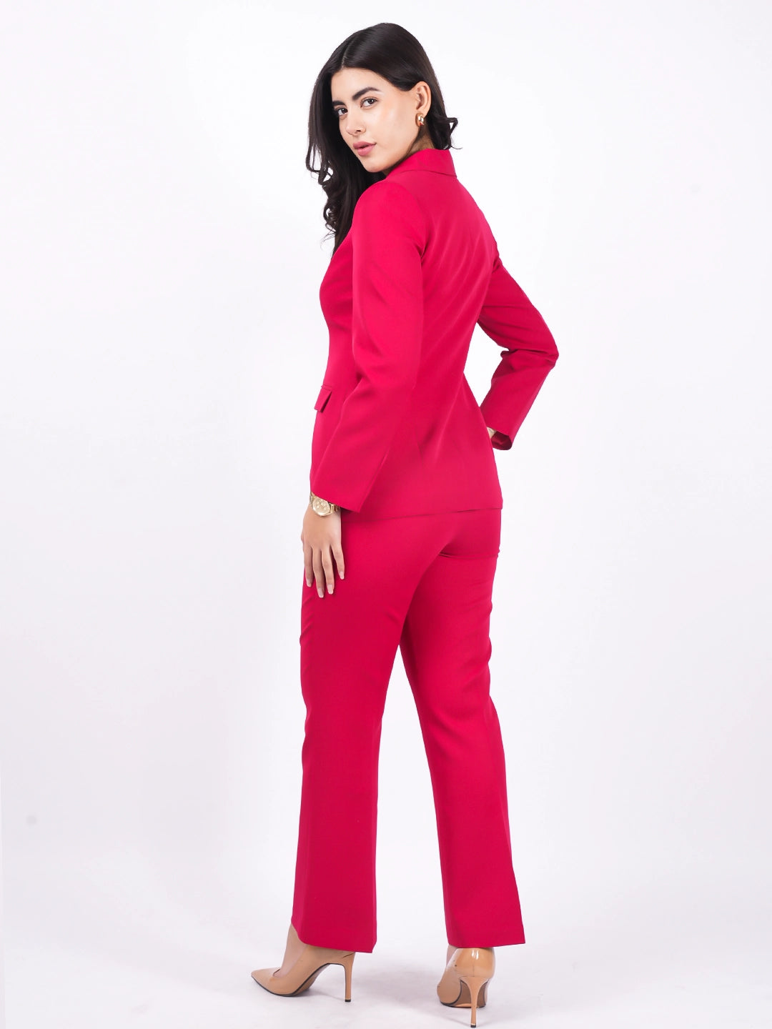 Exude Bold Vision Blazer set with Bootcut Trouser Co-ord Sets