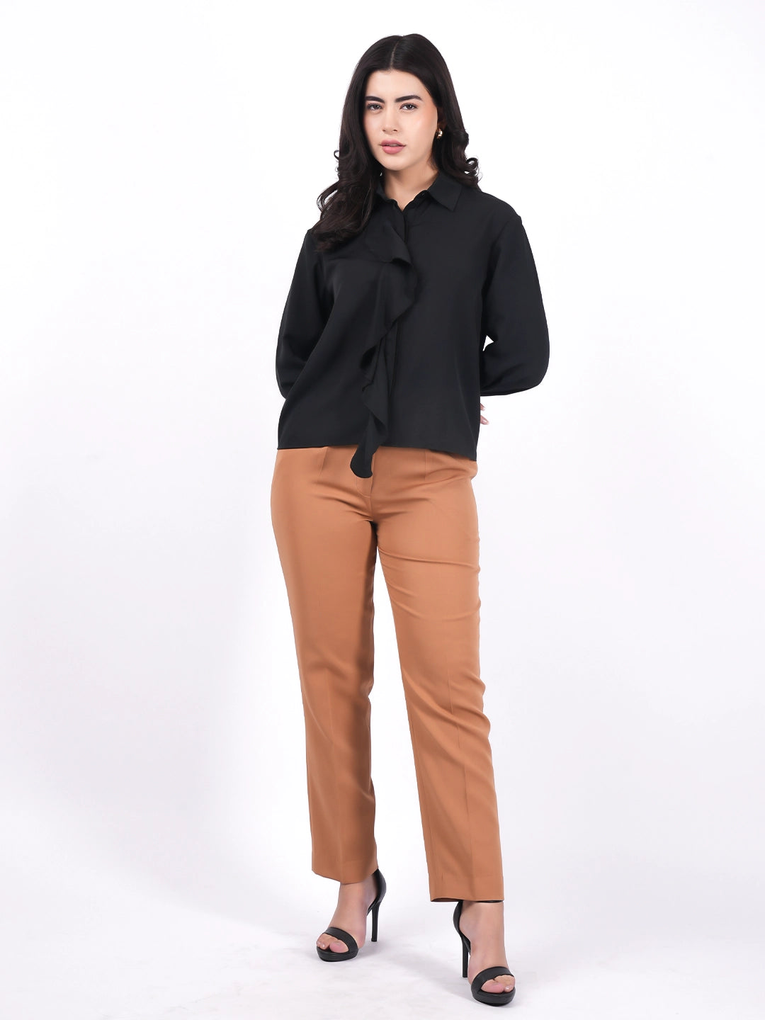 Exude Eclipse Frill Shirt Shirts