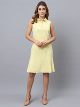Exude Butter Yellow Top & Skirt Co-ord
