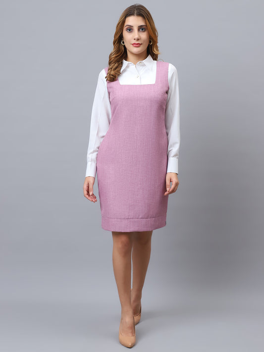 Exude The Twinset Illusion Dress Lilac
