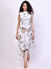 Exude Vibrance Open Back Midi Dress (White)