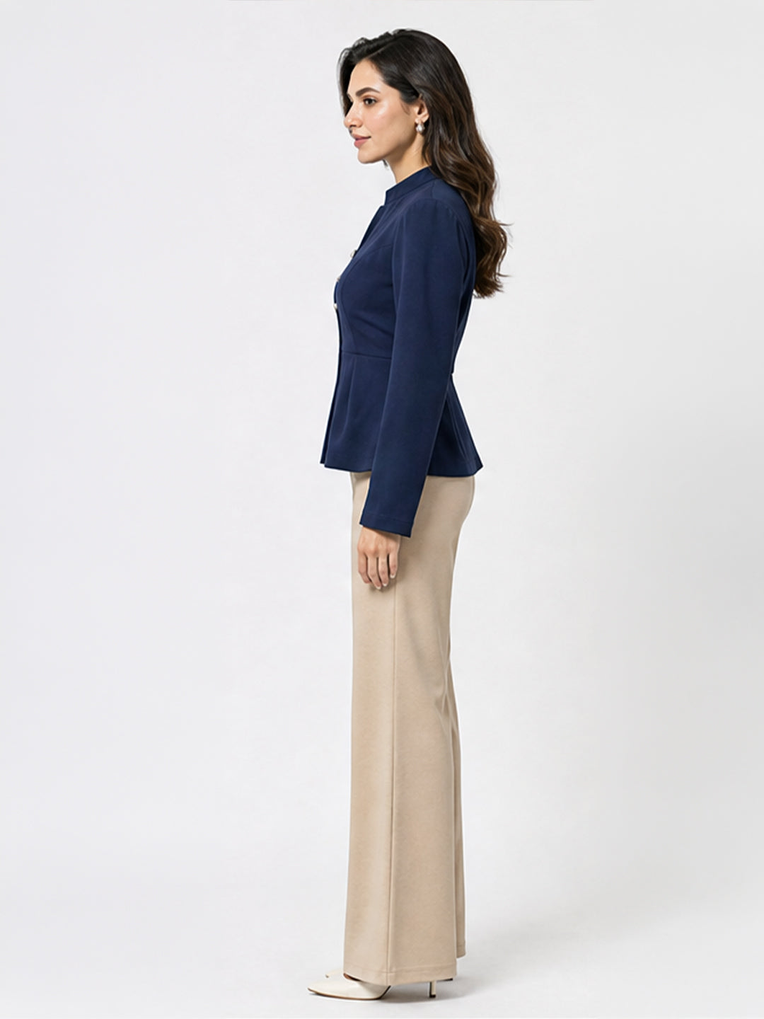 Structured Peplum Co-ord Set