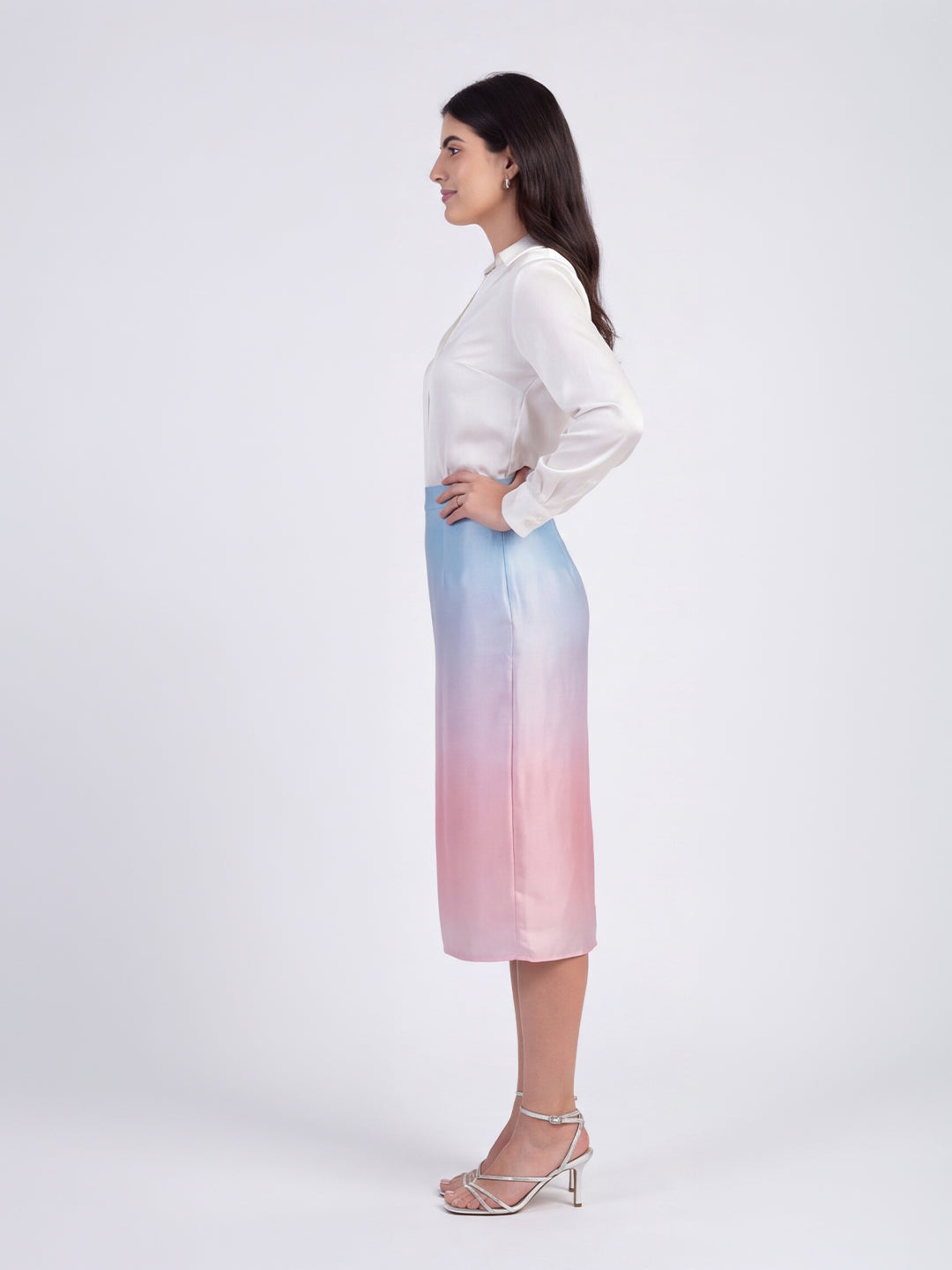 Exude Blush Ombre Skirt