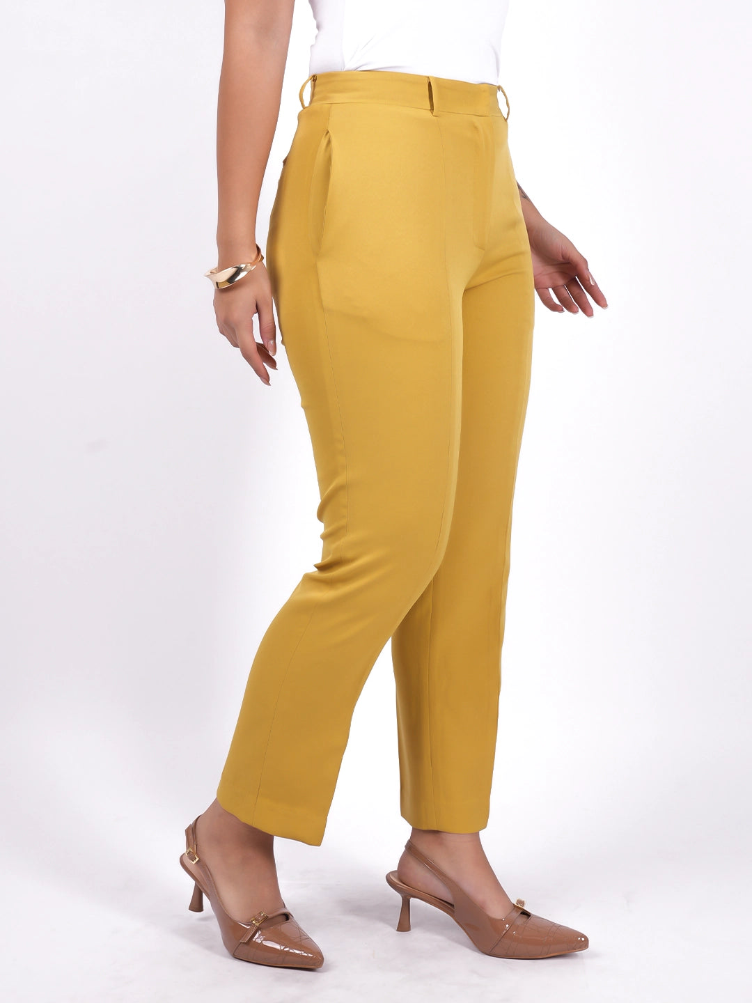 Exude Tapered Straight Pants Trousers