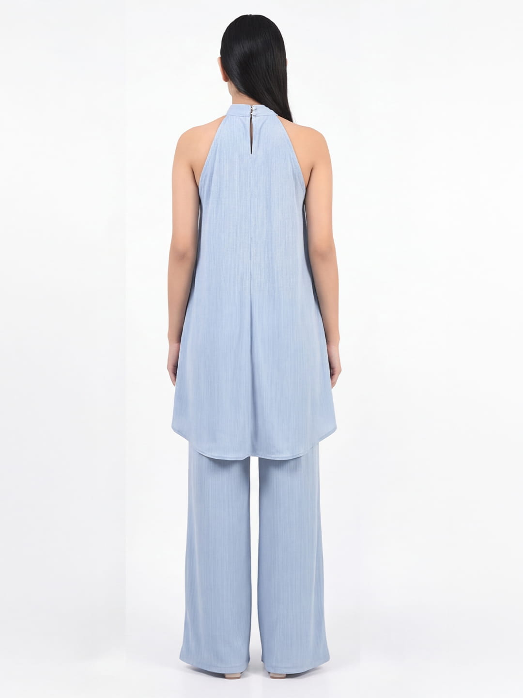 Exude Blue Haze Halter Set