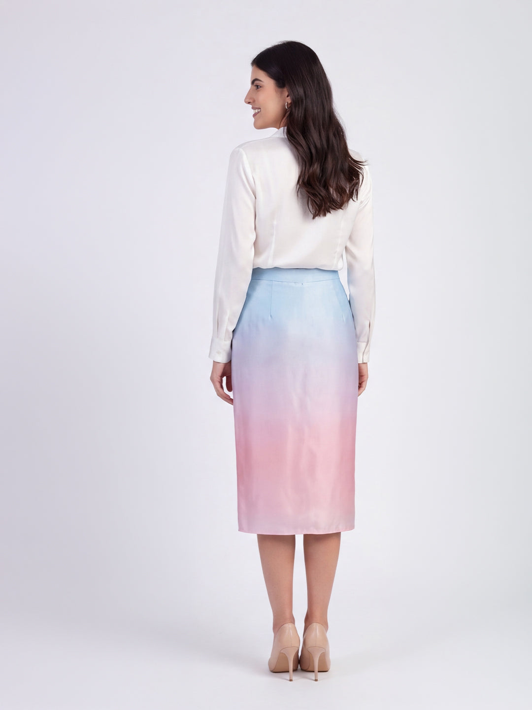 Exude Blush Ombre Skirt