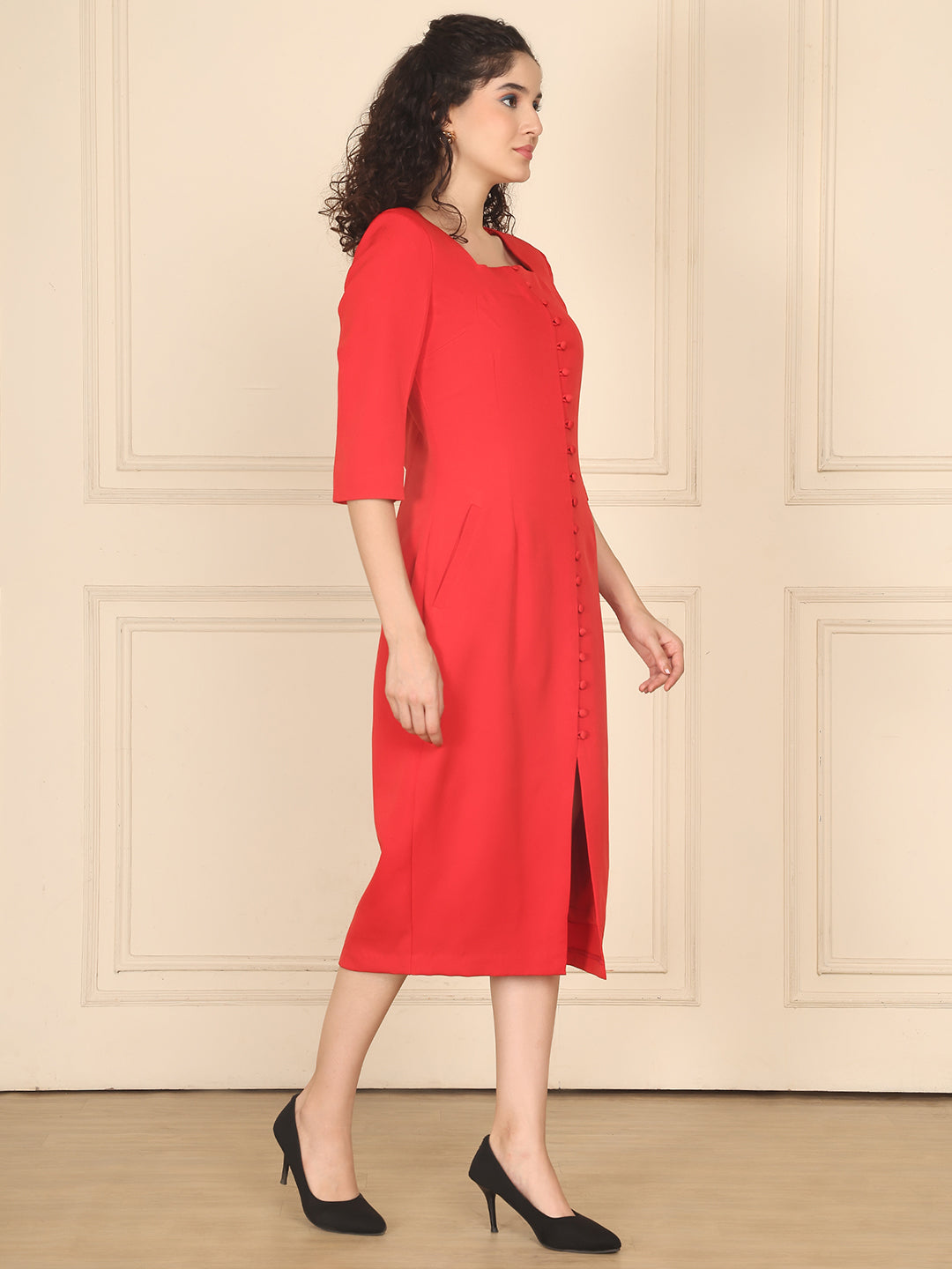 Exude Scarlet Midi