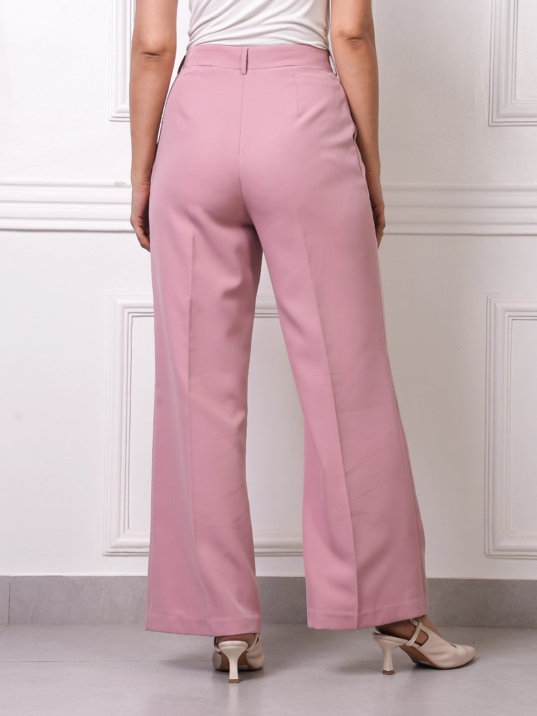 Exude Celeste Wide-Leg Trousers