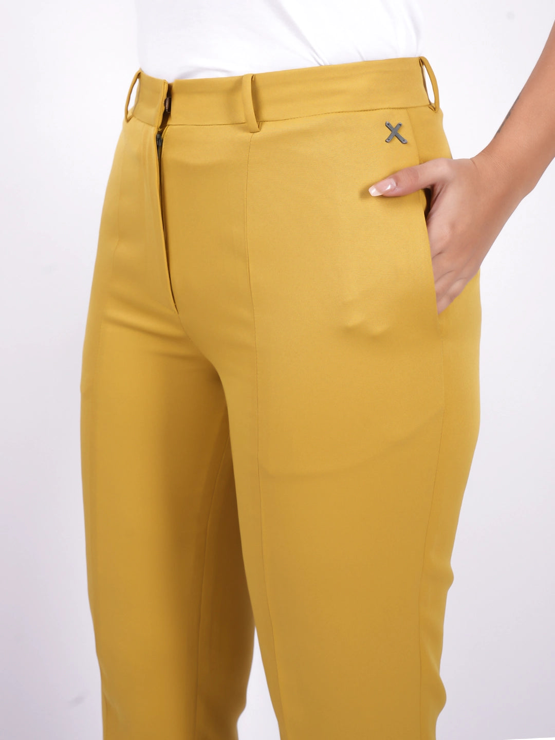 Exude Tapered Straight Pants Trousers