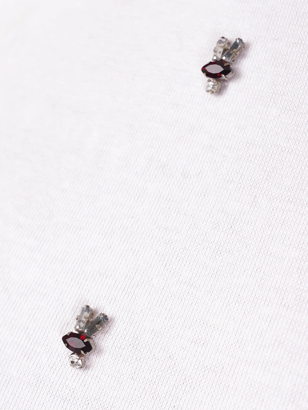 Exude Embellished Rib Knit Top T-Shirts