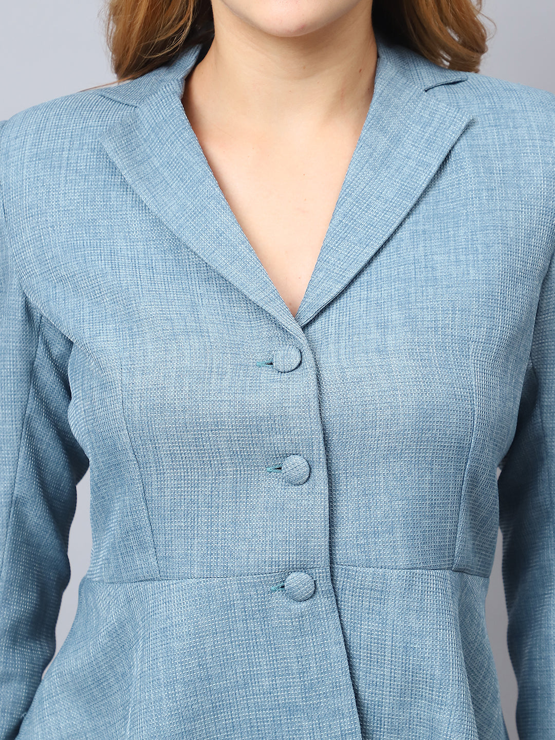 Exude The A-Line Statement Set Cyan