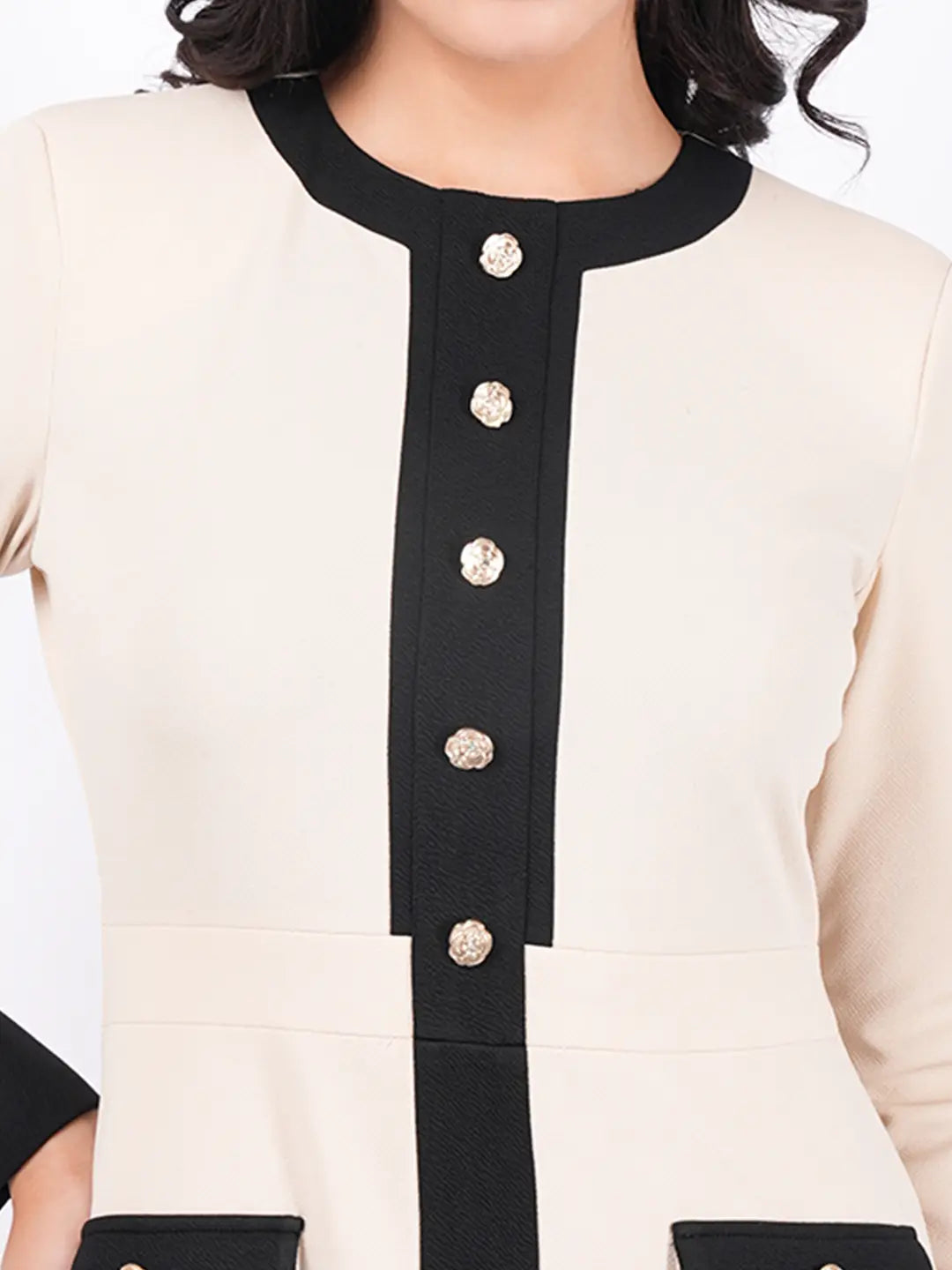 Exude Uptown Icon Panel Dress Dresses