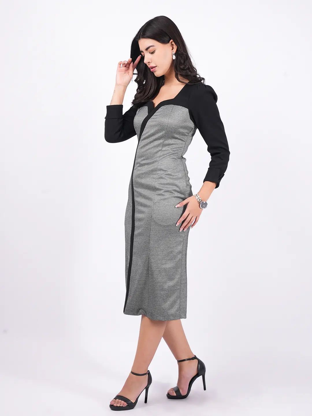 Exude Urban Edge Panel Dress Dresses