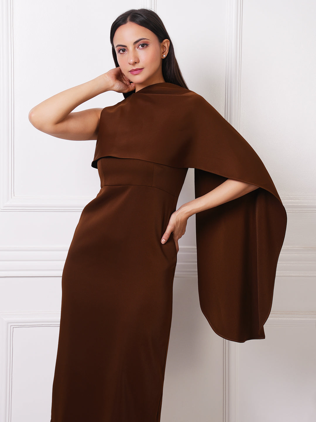 Exude Lennox Cape Dress