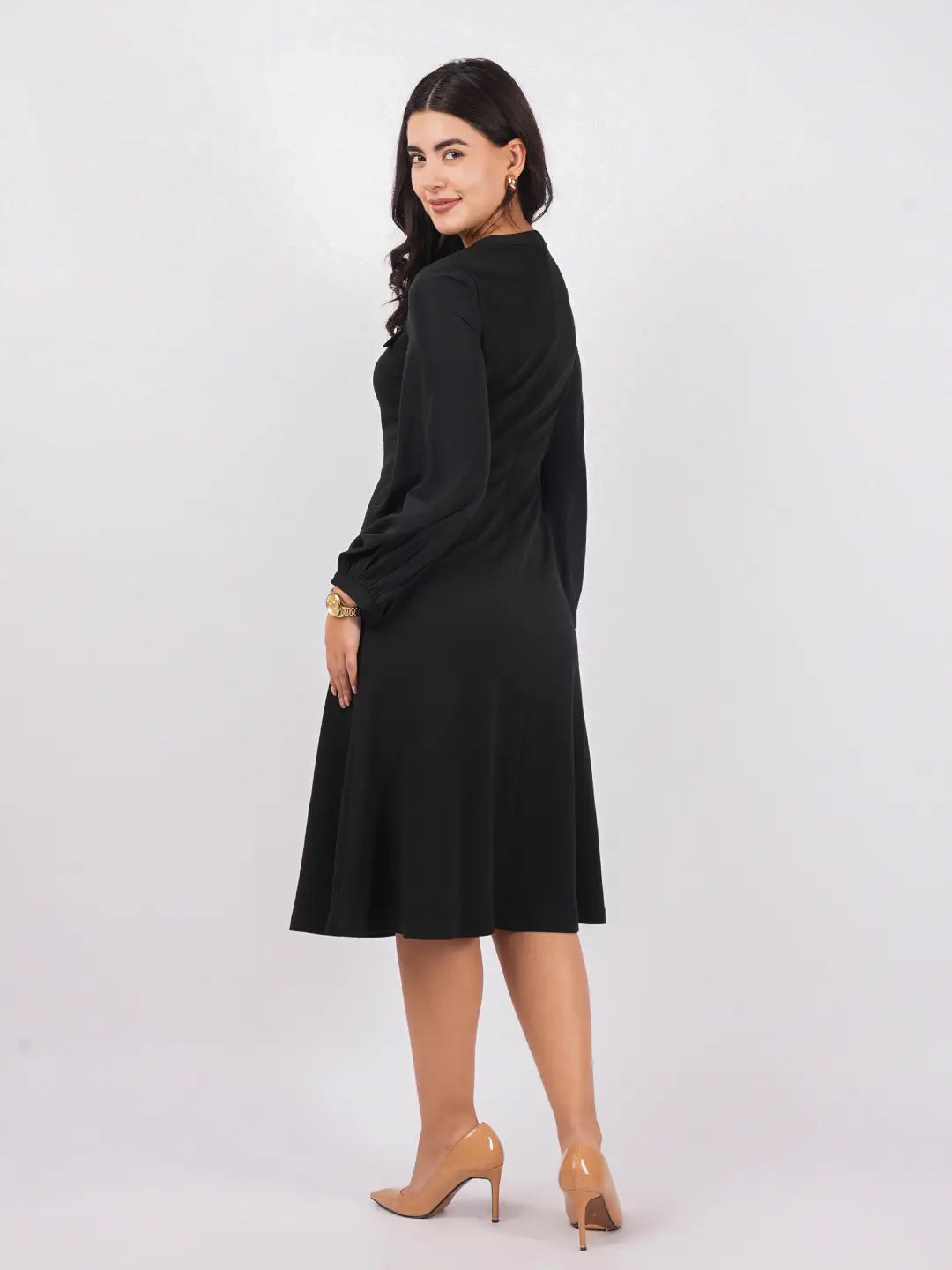Exude Rivera Pocket Midi Dress Dresses