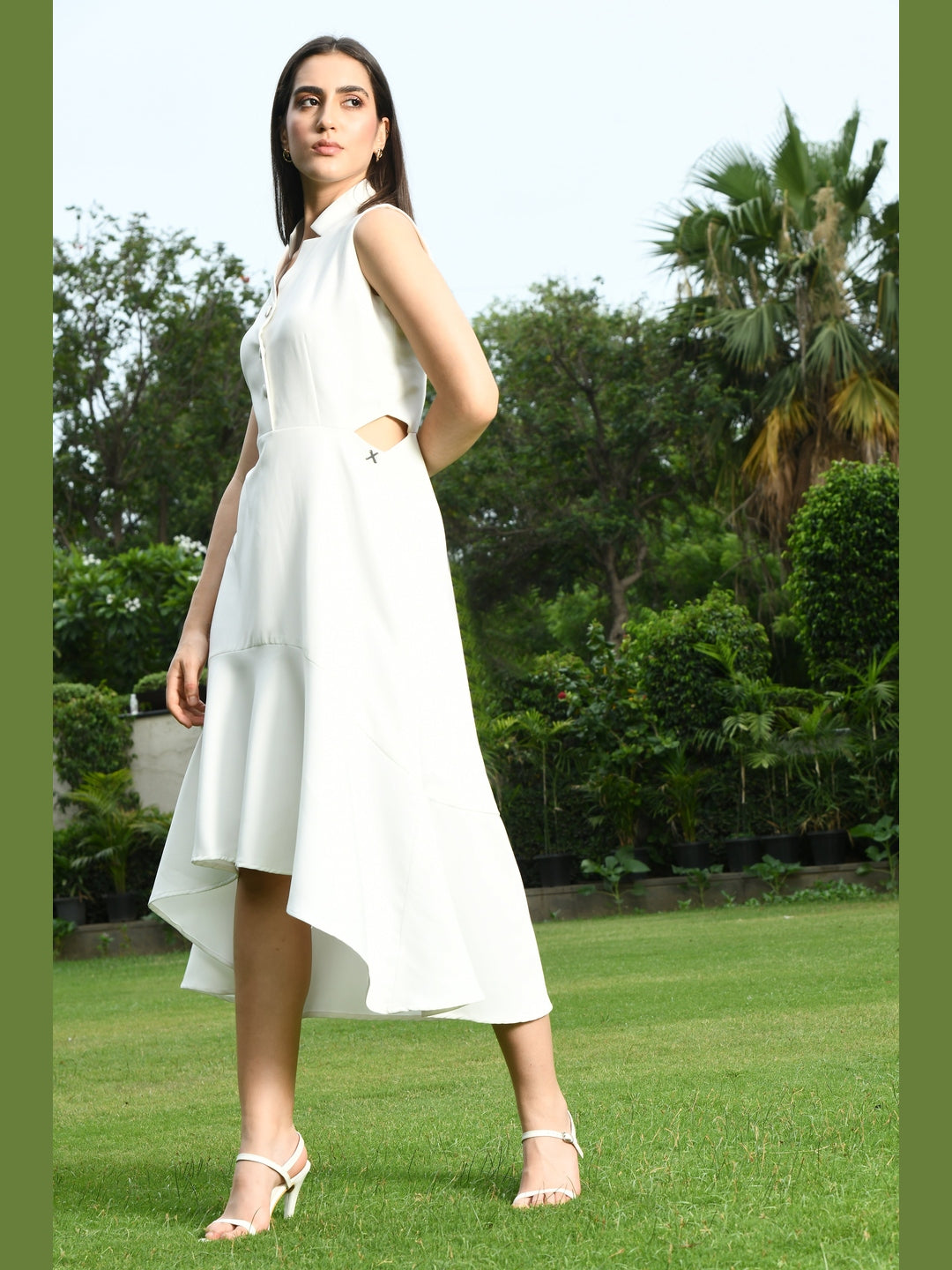 Exude Vivacity Cut-out Maxi Dress White Dresses