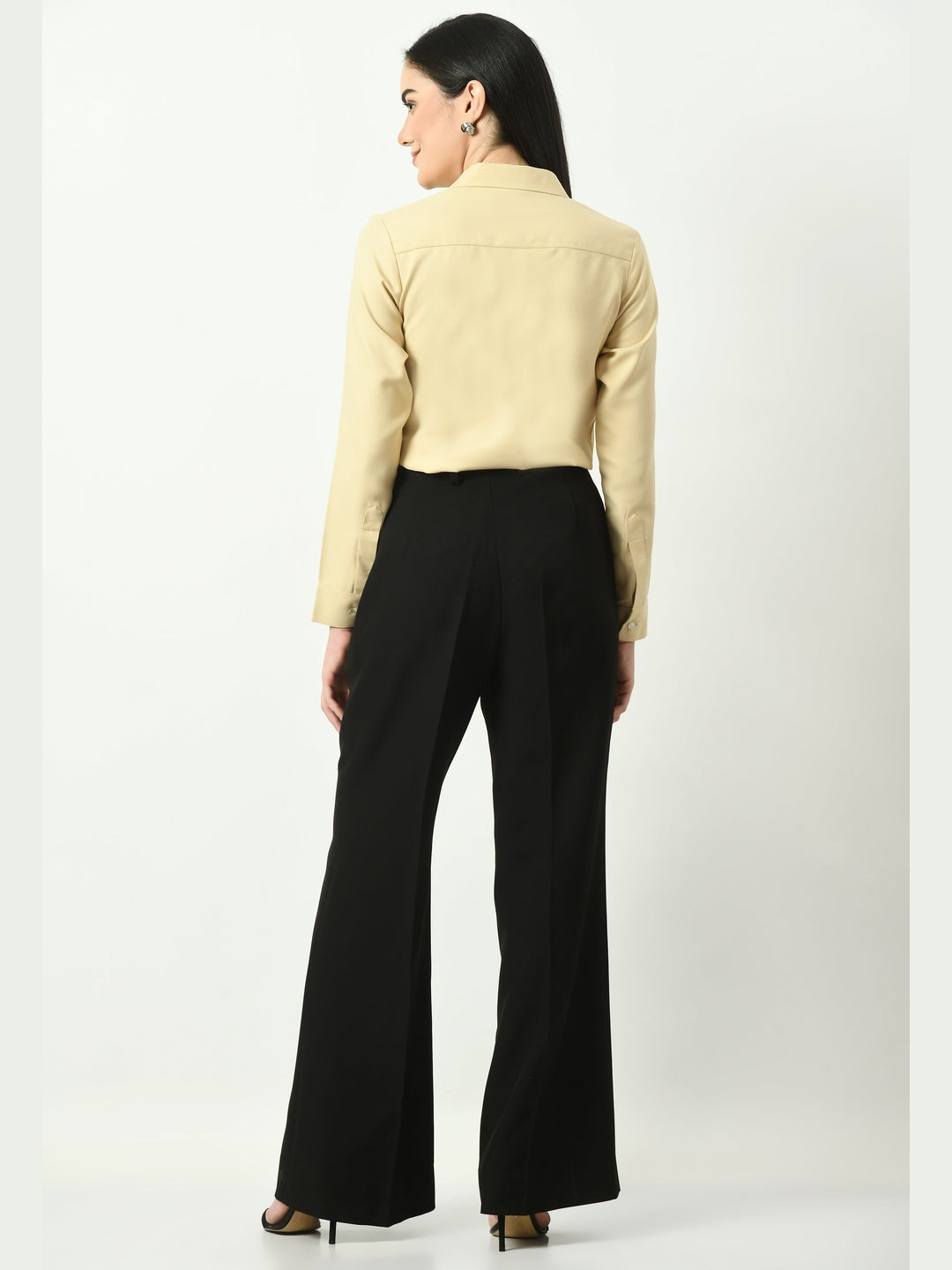 Exude Charisma Long Sleeves Formal Shirt Sunset Yellow Shirts