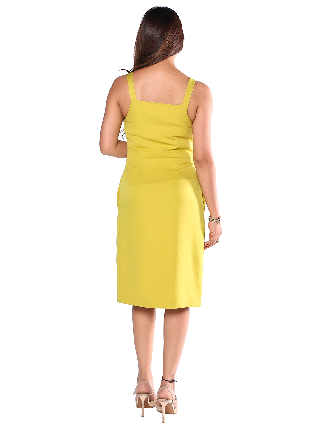 Exude Golden Aura Dress Coat
