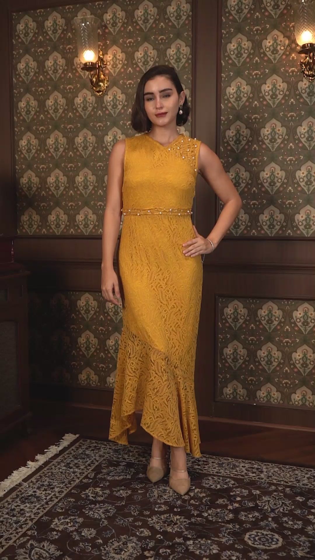 Exude Aurelia Lace Gown