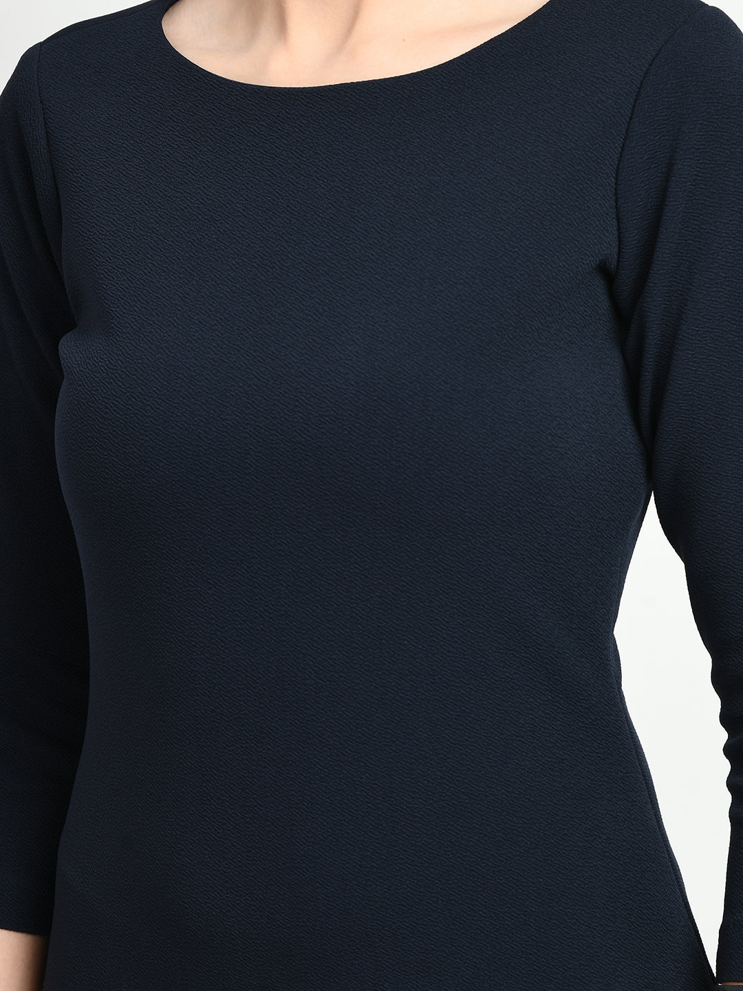 Exude Boldness Bodycon Dress Navy Dresses