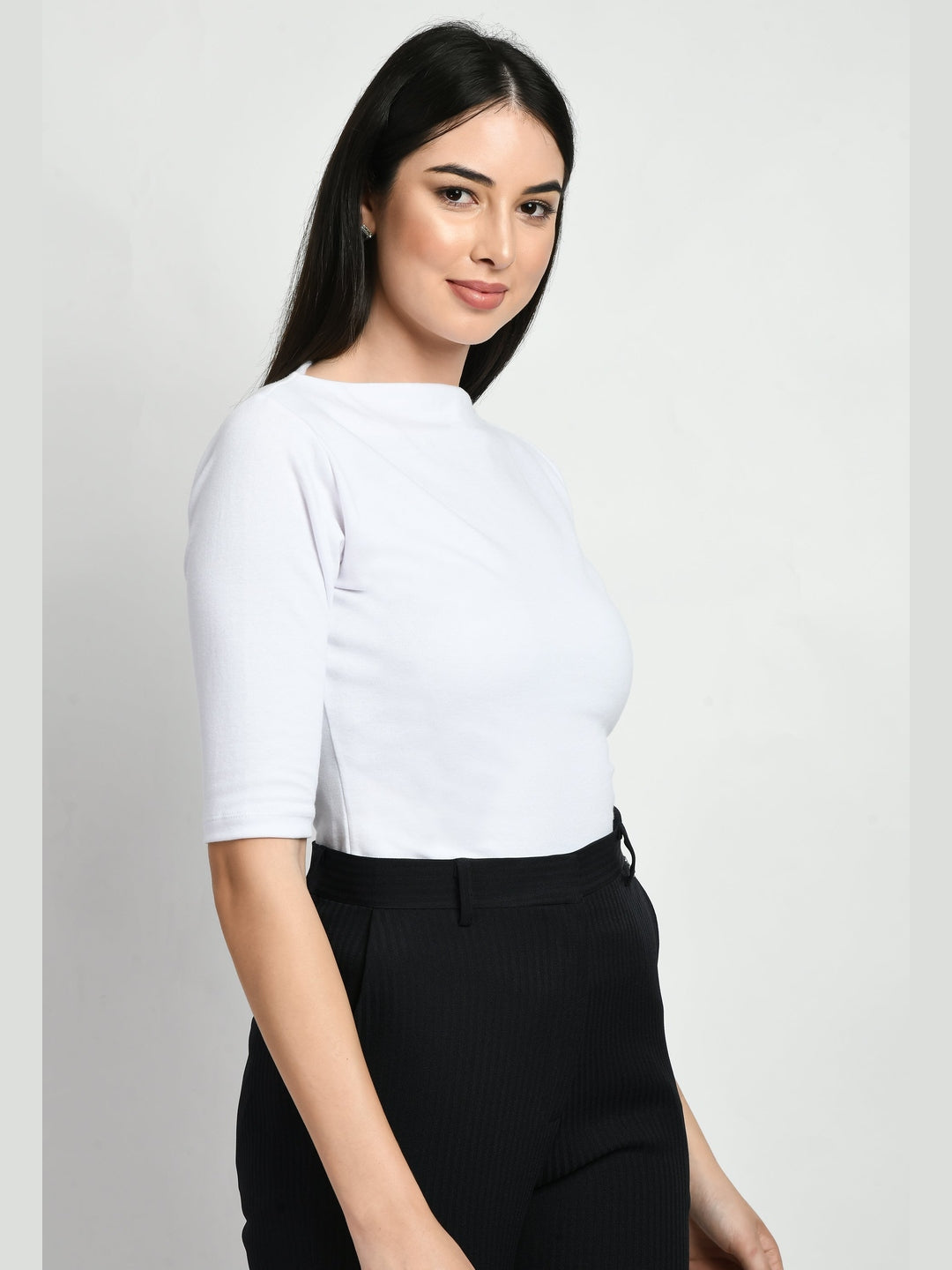 Exude Gratitude Boat Neck T-shirt White T-Shirts