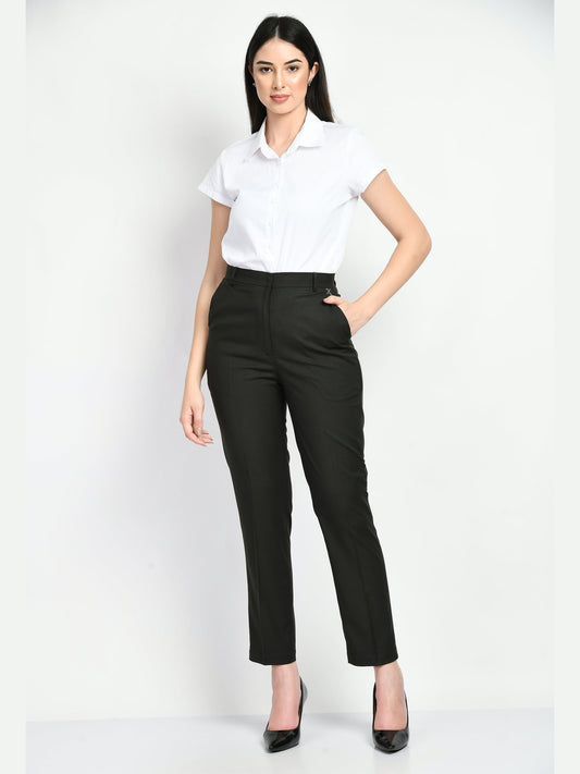 Exude Creativity Cap Sleeves Shirt (White)