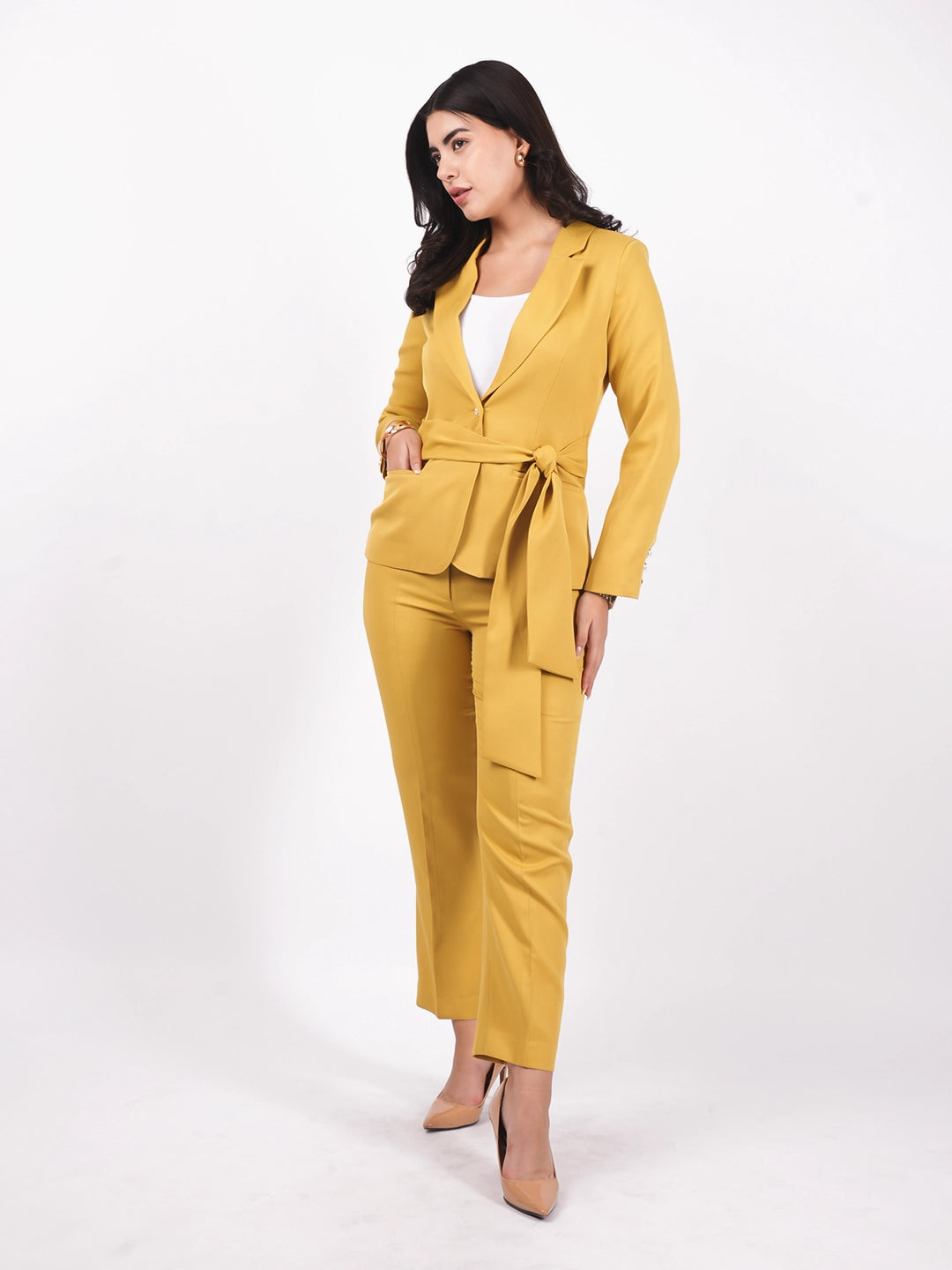 Exude Tapered Straight Pants Trousers