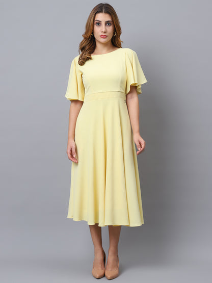 Exude Linen Bloom Midi