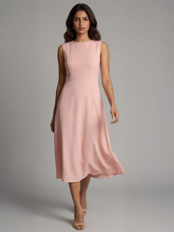 Exude Petal Fit & Flare Dress