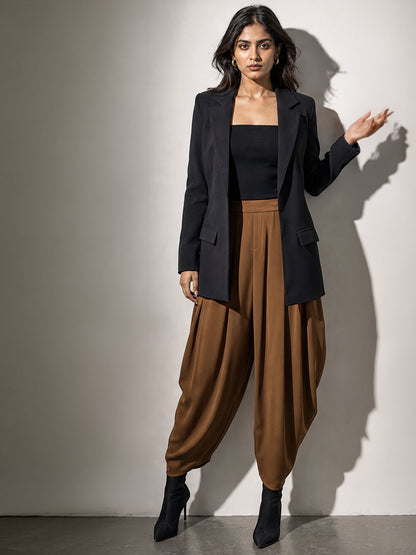 Black &amp; Brown 3-Piece Co-ord Set
