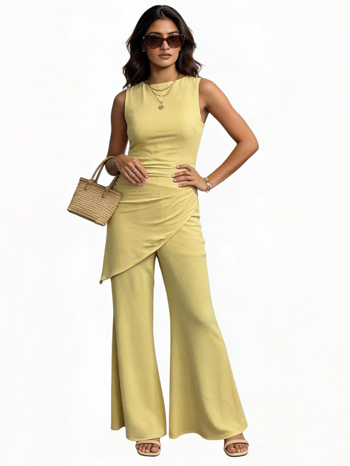 Exude Sunset Sorbet Asymmetric Co-ord Set