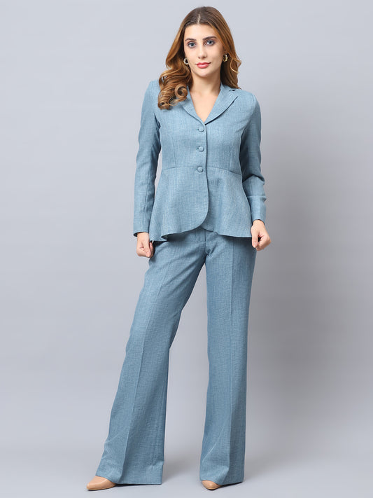 Exude The A-Line Statement Set Cyan