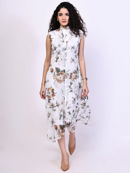 Exude Vibrance Open Back Midi Dress White Dresses