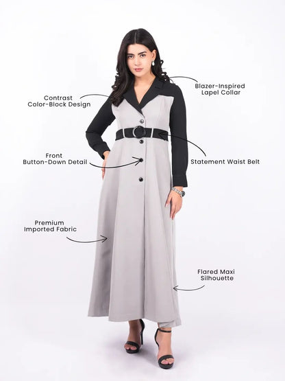 Exude Runway Trench Dress