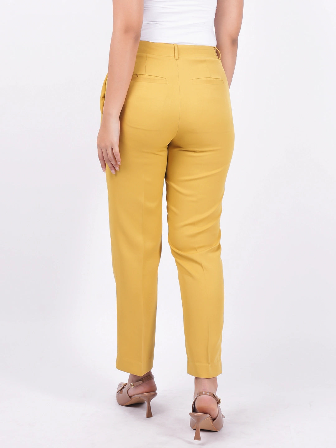 Exude Tapered Straight Pants Trousers