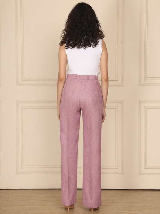 Exude Linen Ease Trouser Lilac