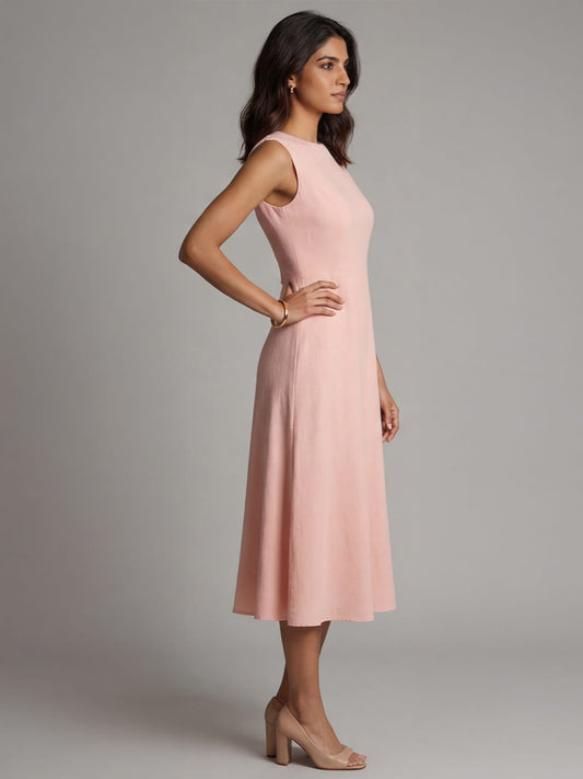 Exude Petal Fit & Flare Dress