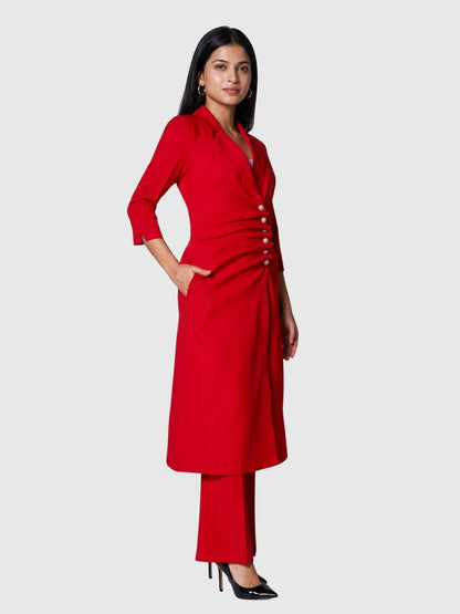 Exude Radiant Rouge Power Suit Set