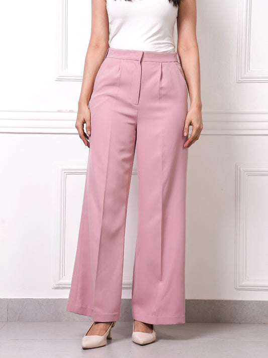 Exude Celeste Wide-Leg Trousers
