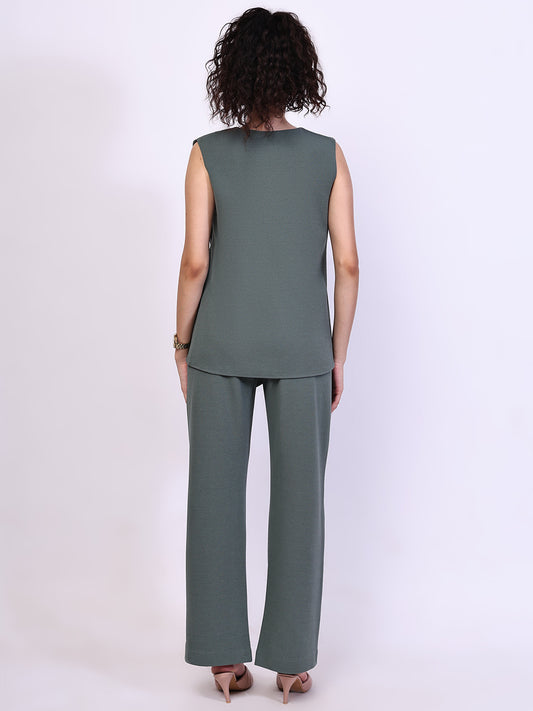 Exude Unbreakable Rivera Overlay Co-ord Set (Pista Green)