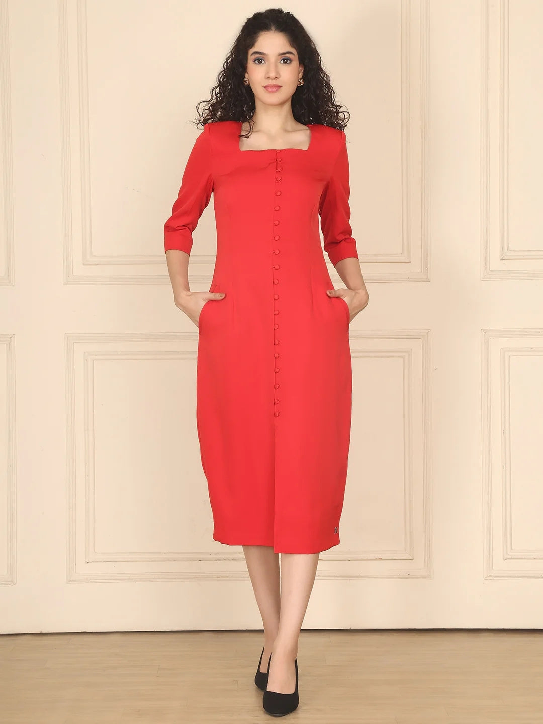 Exude Scarlet Midi 