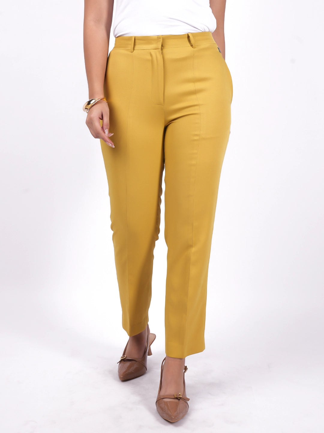 Exude Tapered Straight Pants Trousers