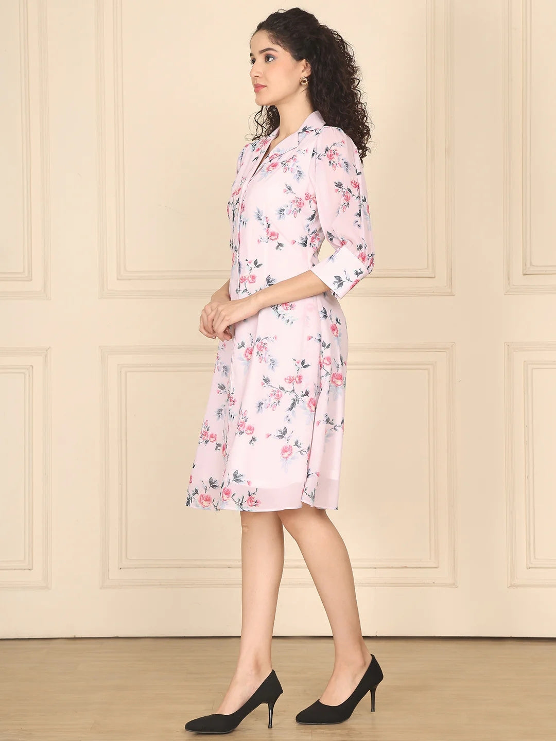 Exude Floral Shirt Dress 