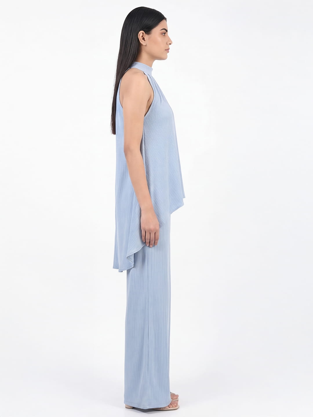 Exude Blue Haze Halter Set