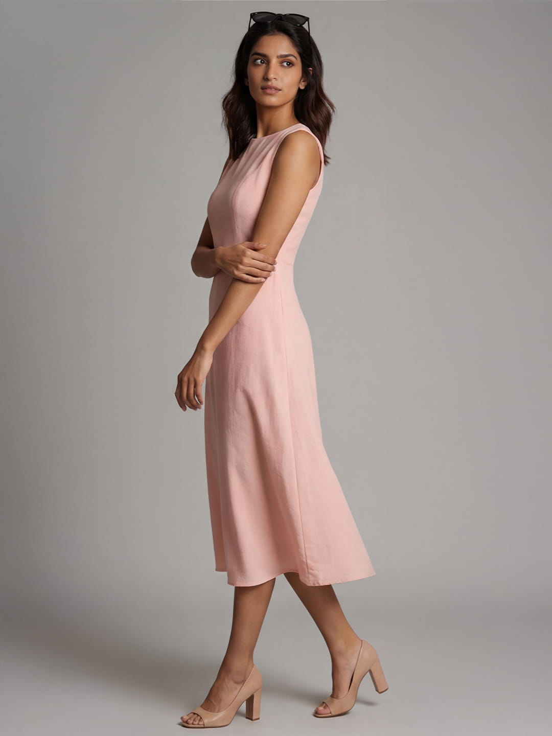 Exude Petal Fit &amp; Flare Dress