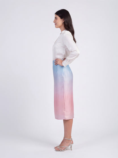 Exude Blush Ombre Skirt