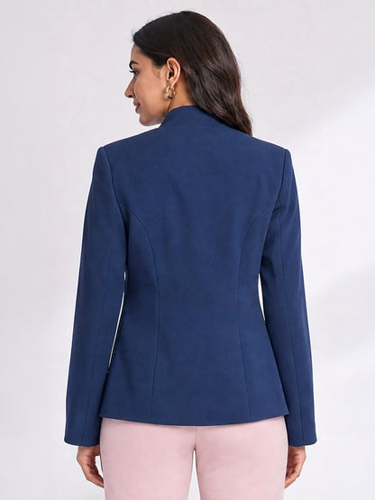 Structured Open-Front Blazer