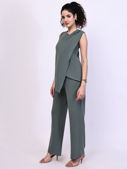 Exude Unbreakable Rivera Overlay Co-ord Set (Pista Green)