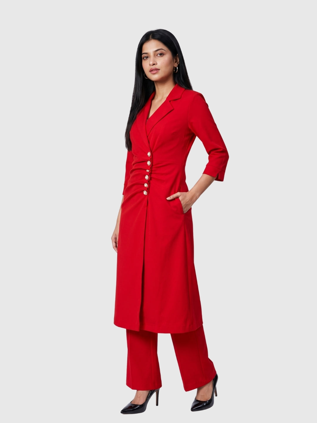 Exude Radiant Rouge Power Suit Set