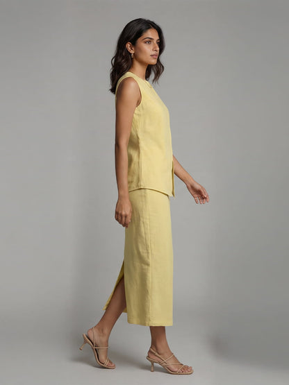 Exude Sunset Sorbet Asymmetric Co-ord Set